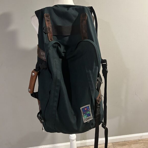 1990s MEI USA Hiking Backpack Large Duffel Travel Bag Internal Frame Mountain Eq - Picture 5 of 8
